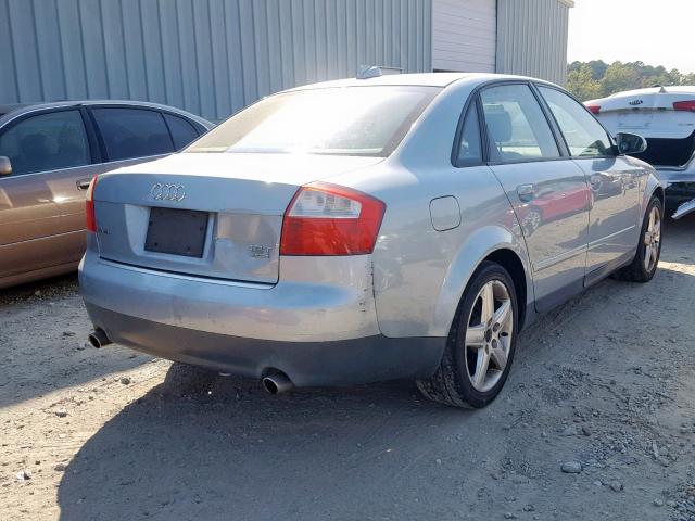 WAULC68E04A077214 - 2004 AUDI A4 1.8T QU BLUE photo 4