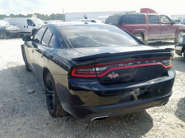 2C3CDXBG9JH186210 - 2018 DODGE CHARGER SX BLACK photo 3