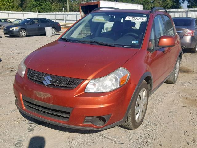 JS2YB5A33B6301225 - 2011 SUZUKI SX4 ORANGE photo 2