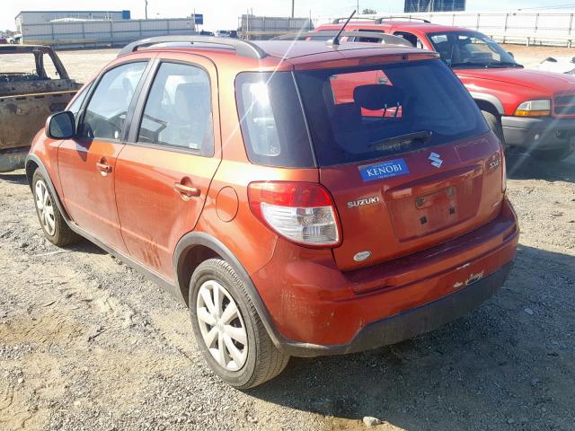 JS2YB5A33B6301225 - 2011 SUZUKI SX4 ORANGE photo 3