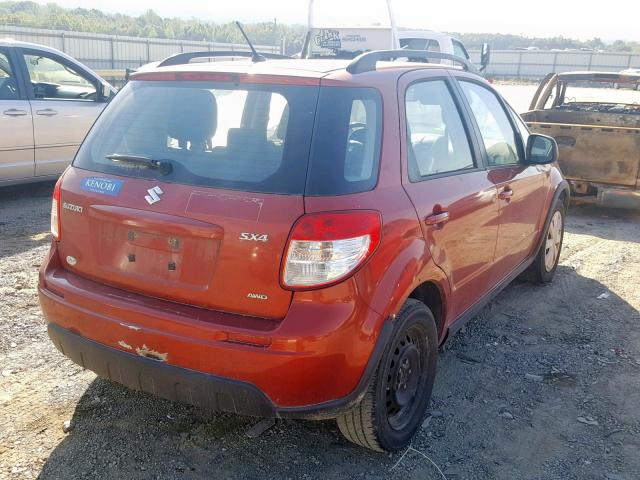 JS2YB5A33B6301225 - 2011 SUZUKI SX4 ORANGE photo 4