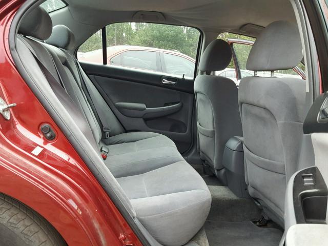 1HGCM56396A036158 - 2006 HONDA ACCORD SE MAROON photo 6