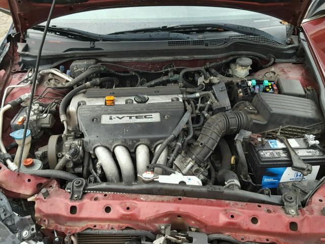 1HGCM56396A036158 - 2006 HONDA ACCORD SE MAROON photo 7