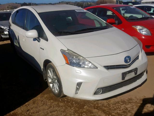 JTDZN3EU4D3201457 - 2013 TOYOTA PRIUS V WHITE photo 1