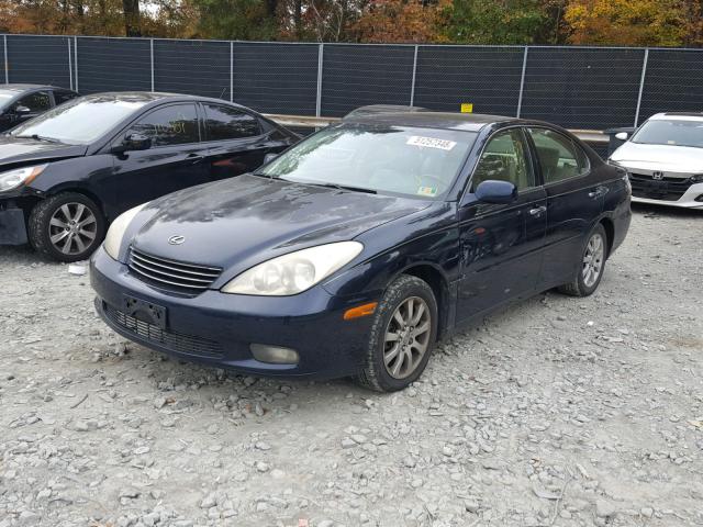 JTHBF30GX20037693 - 2002 LEXUS ES 300 BLUE photo 2