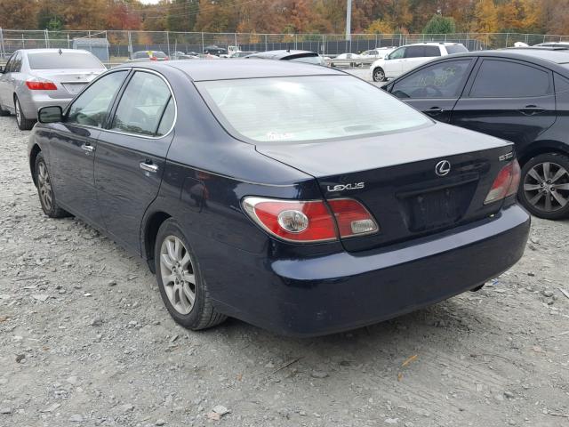 JTHBF30GX20037693 - 2002 LEXUS ES 300 BLUE photo 3