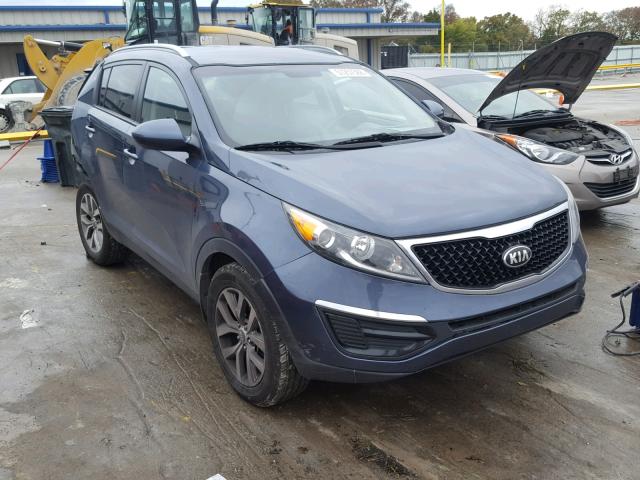 KNDPB3AC2G7795217 - 2016 KIA SPORTAGE L BLUE photo 1