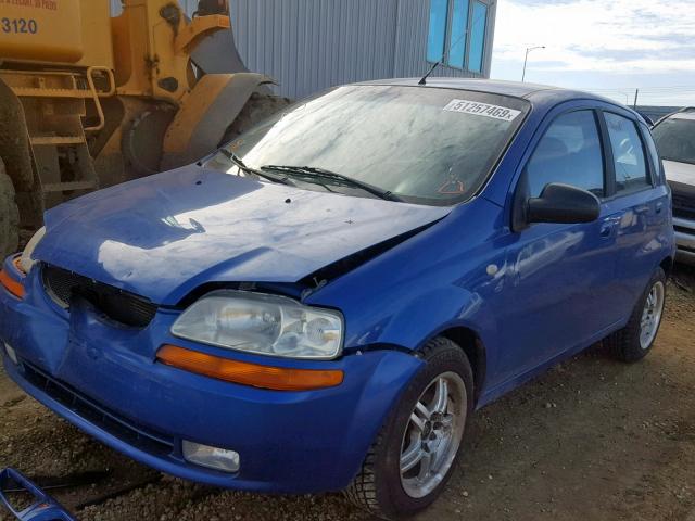 KL2TD62625B312924 - 2005 PONTIAC WAVE BLUE photo 2