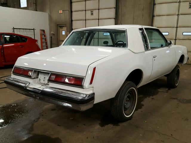 4J47A8H174983 - 1978 BUICK REGAL WHITE photo 4