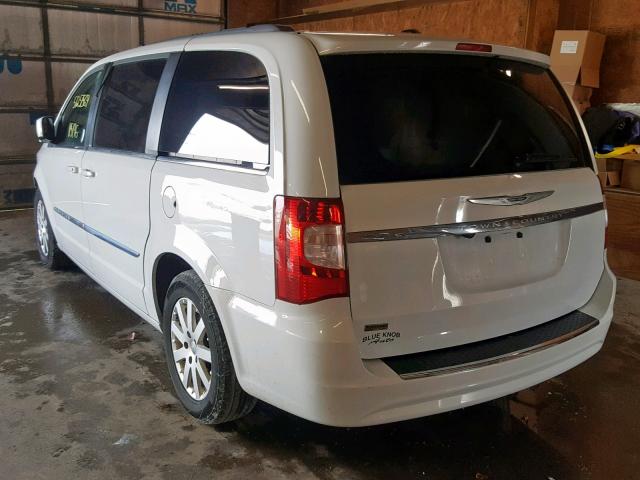 2C4RC1BG2DR821692 - 2013 CHRYSLER TOWN & COU WHITE photo 3