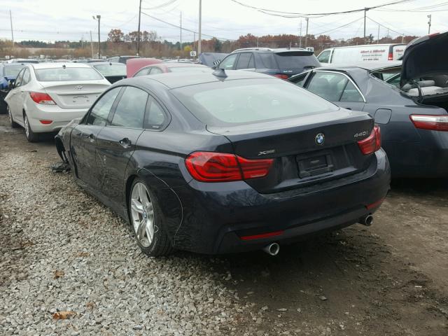 WBA4J7C58JBH14821 - 2018 BMW 440XI GRAN BLUE photo 3