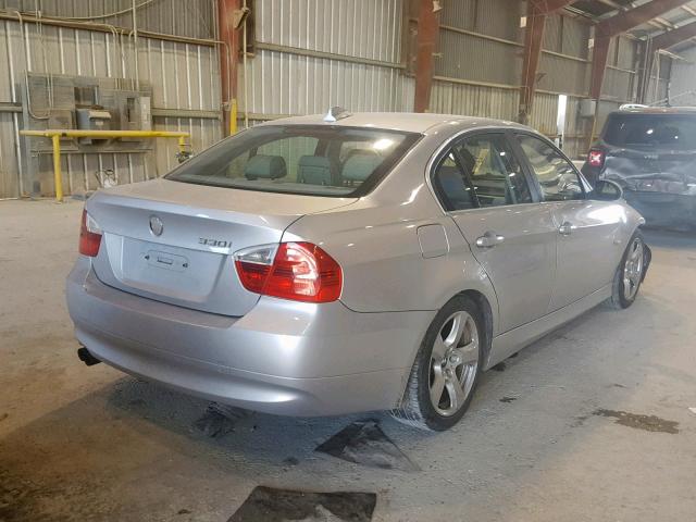 WBAVB33596KR76913 - 2006 BMW 330 I SILVER photo 4