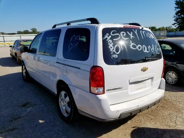 1GNDV33128D186306 - 2008 CHEVROLET UPLANDER L WHITE photo 3