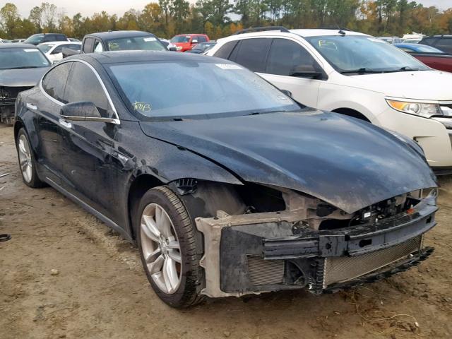 5YJSA1H15EFP43772 - 2014 TESLA MODEL S შავი ფოტო 1
