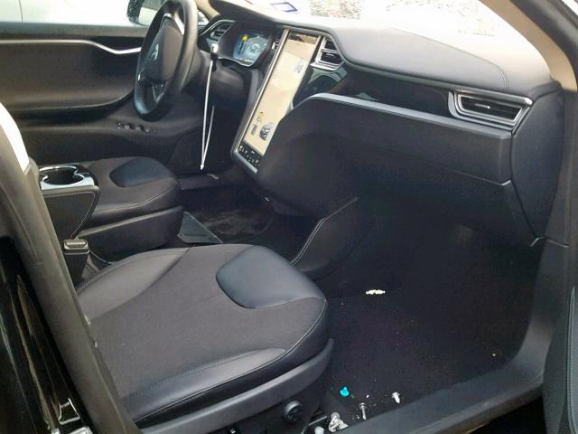 5YJSA1H15EFP43772 - 2014 TESLA MODEL S შავი ფოტო 5