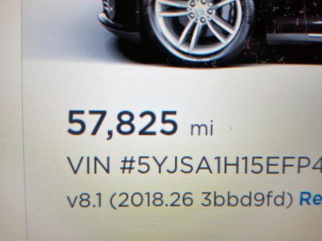 5YJSA1H15EFP43772 - 2014 TESLA MODEL S შავი ფოტო 8