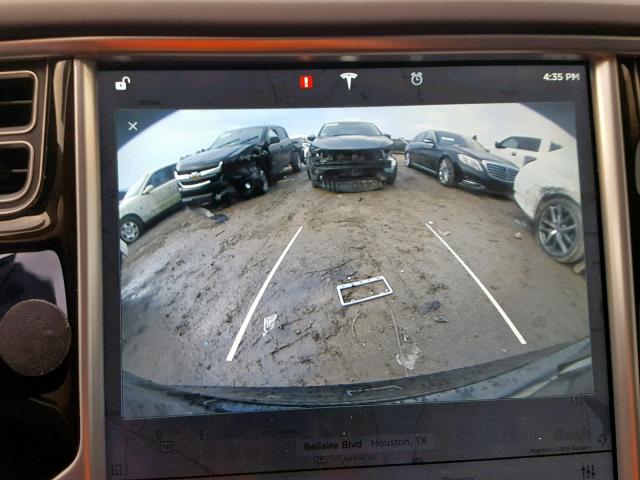 5YJSA1H15EFP43772 - 2014 TESLA MODEL S შავი ფოტო 9