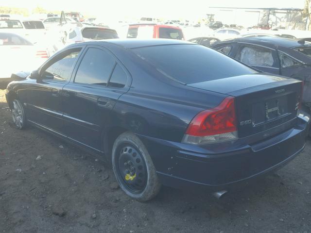 YV1RH592362513106 - 2006 VOLVO S60 2.5T BLUE photo 3