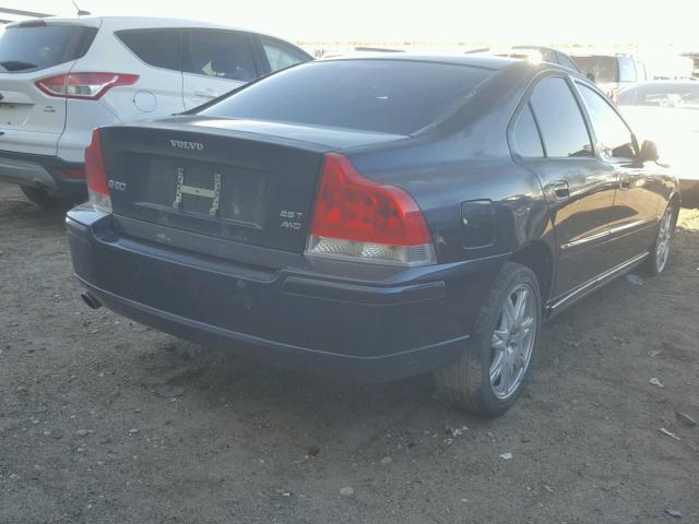 YV1RH592362513106 - 2006 VOLVO S60 2.5T BLUE photo 4