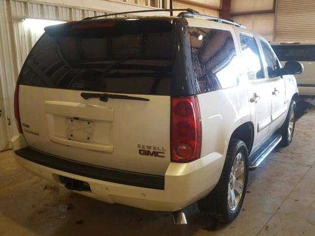 1GKFC13028R187790 - 2008 GMC YUKON WHITE photo 4