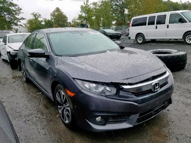 JHMFC1F74JX034185 - 2018 HONDA CIVIC EXL 灰色 照片 1