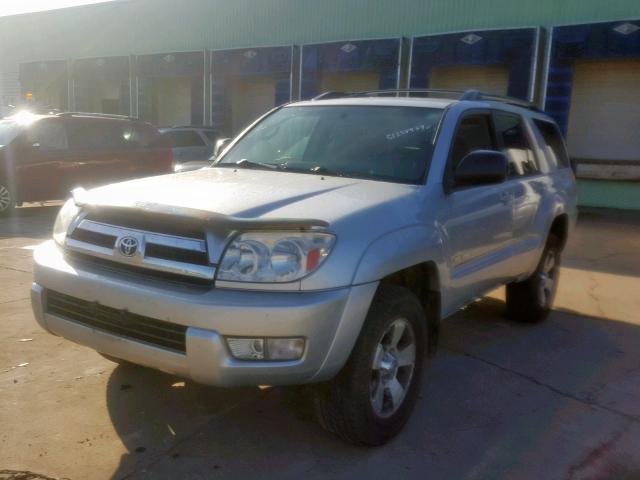 JTEBU14R858030671 - 2005 TOYOTA 4RUNNER SR SILVER photo 2