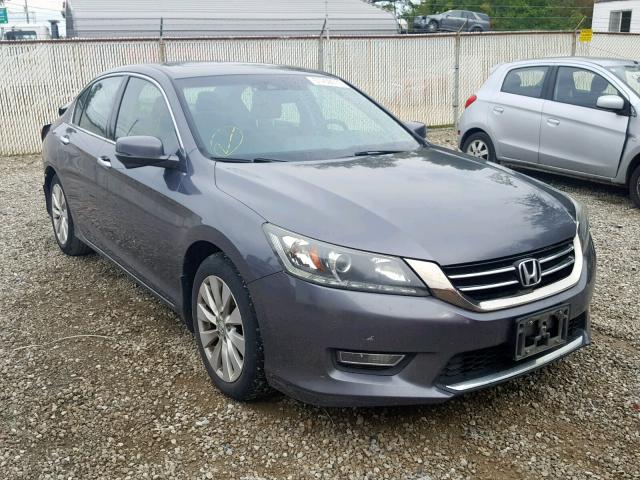 1HGCR3F86DA005688 - 2013 HONDA ACCORD EXL GRAY photo 1