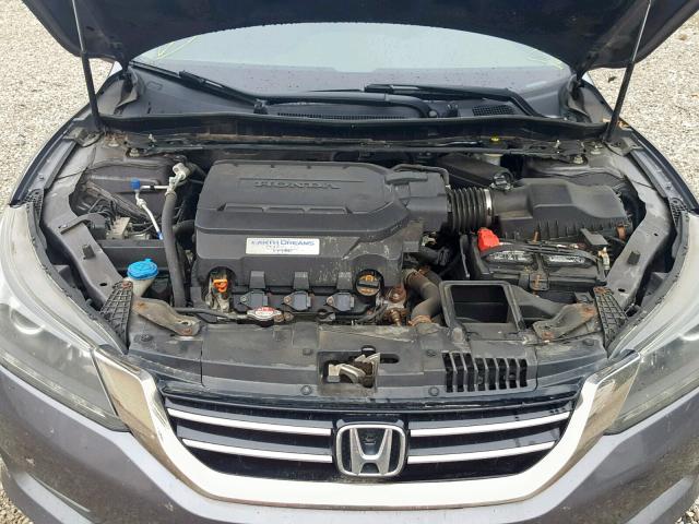 1HGCR3F86DA005688 - 2013 HONDA ACCORD EXL GRAY photo 7