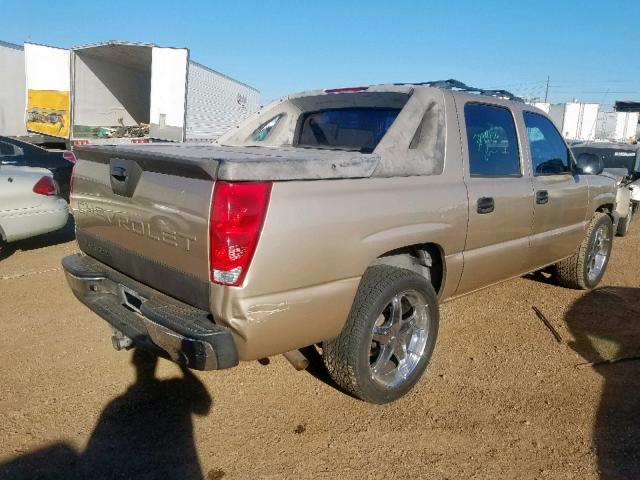 3GNEC12Z36G120241 - 2006 CHEVROLET AVALANCHE GOLD photo 4