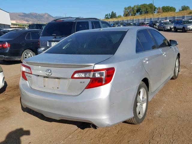 4T1BF1FK5CU145887 - 2012 TOYOTA CAMRY BASE SILVER photo 4
