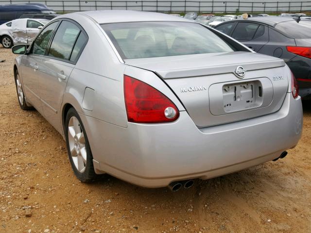 1N4BA41E25C851669 - 2005 NISSAN MAXIMA SE SILVER photo 3