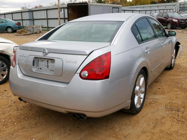 1N4BA41E25C851669 - 2005 NISSAN MAXIMA SE SILVER photo 4