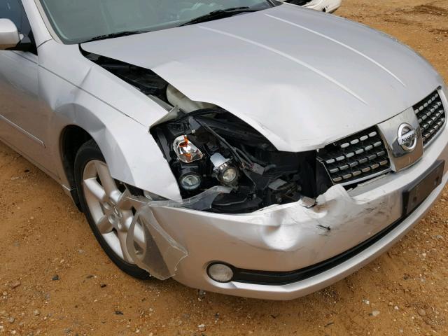 1N4BA41E25C851669 - 2005 NISSAN MAXIMA SE SILVER photo 9