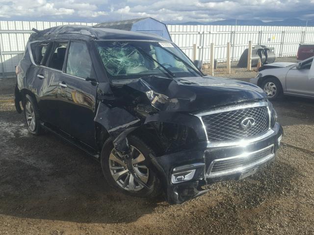 JN8AZ2NE4H9158234 - 2017 INFINITI QX80 BASE BLACK photo 1