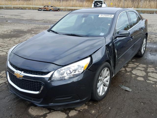 1G11C5SL7FF112342 - 2015 CHEVROLET MALIBU 1LT GRAY photo 2