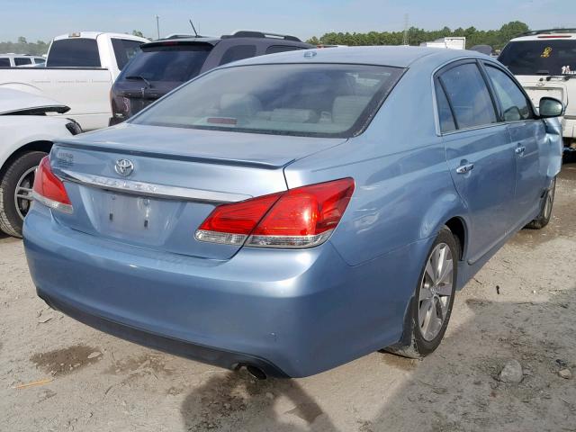 4T1BK3DB4BU403888 - 2011 TOYOTA AVALON BAS Mavi foto 4