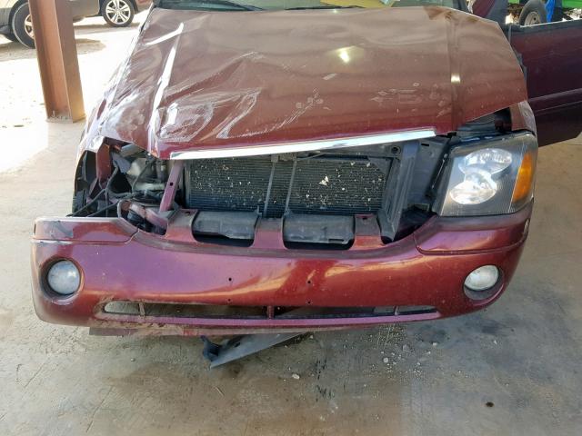 1GKDS13S622382559 - 2002 GMC ENVOY MAROON photo 7