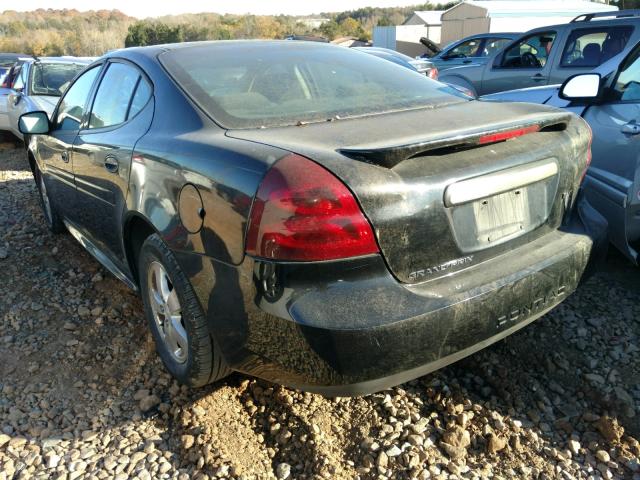 2G2WP552381105424 - 2008 PONTIAC GRAND PRIX BLACK photo 3