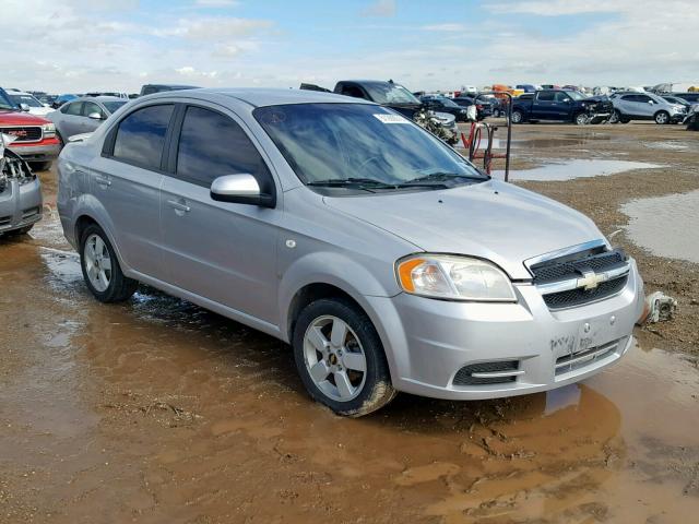 KL1TD56638B168961 - 2008 CHEVROLET AVEO BASE ვერცხლისფერი ფოტო 1