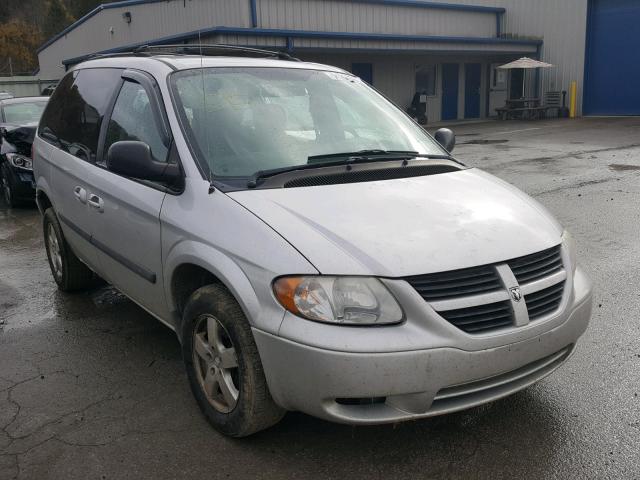 1D4GP45R46B639166 - 2006 DODGE CARAVAN SX SILVER photo 1