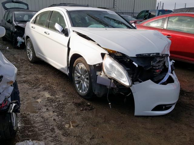 1C3CCBCG3CN202478 - 2012 CHRYSLER 200 LIMITE WHITE photo 1