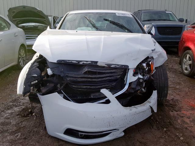 1C3CCBCG3CN202478 - 2012 CHRYSLER 200 LIMITE WHITE photo 9