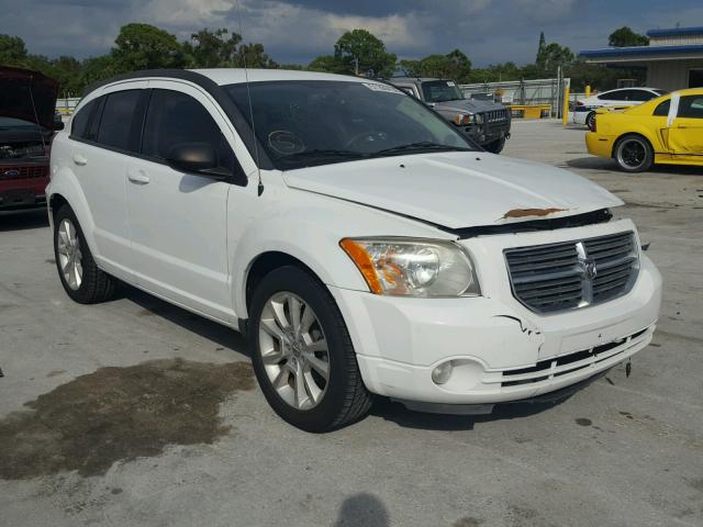 1B3CB5HAXBD128468 - 2011 DODGE CALIBER HE WHITE photo 1