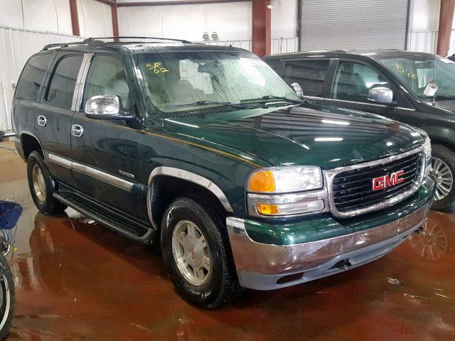 1GKEK13ZX2J255630 - 2002 GMC YUKON GREEN photo 1