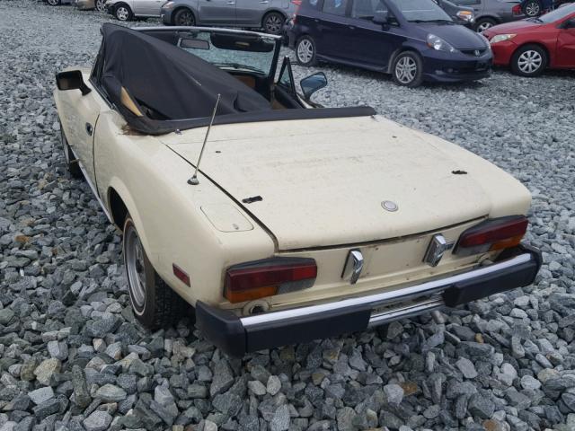 124CS20150344 - 1979 FIAT SPIDER BEIGE photo 3