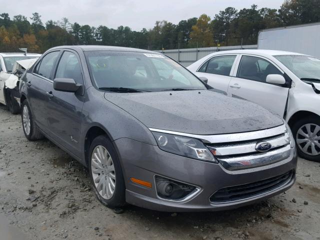 3FADP0L36CR345868 - 2012 FORD FUSION HYB GRAY photo 1