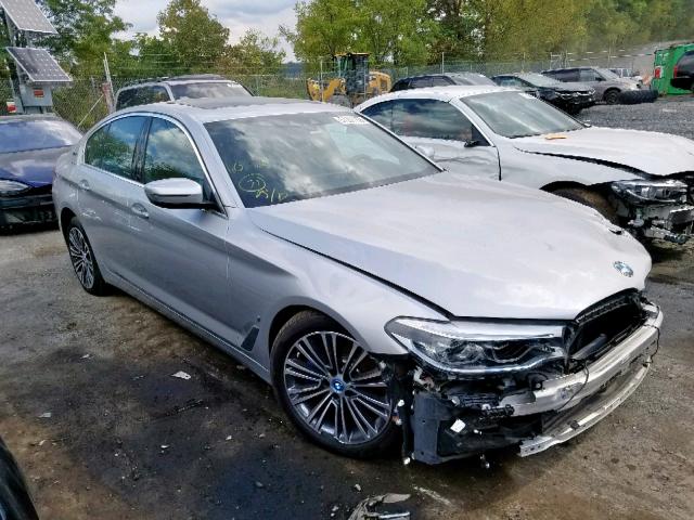 WBAJB1C52KB376408 - 2019 BMW 530XE SILVER photo 1