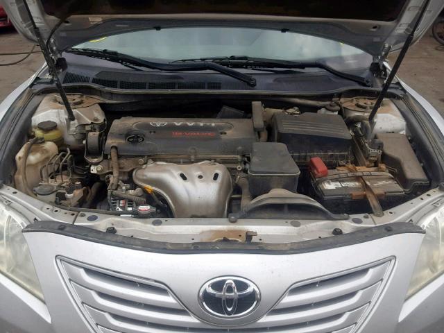 4T1BE46K98U782597 - 2008 TOYOTA CAMRY CE SILVER photo 7