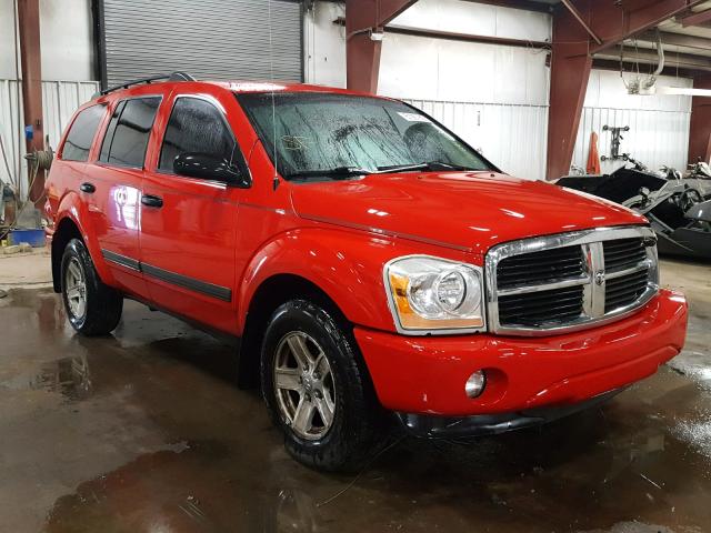 1D4HB48N56F139568 - 2006 DODGE DURANGO SL RED photo 1