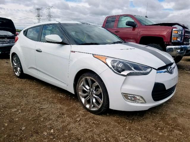 KMHTC6AD2FU219516 - 2015 HYUNDAI VELOSTER WHITE photo 1